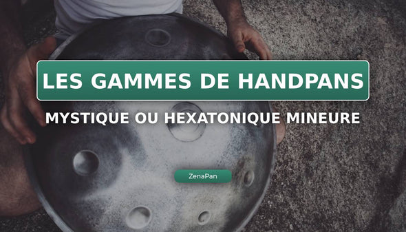 Den mystiske eller hexatoniske minor skalaen på Handpan